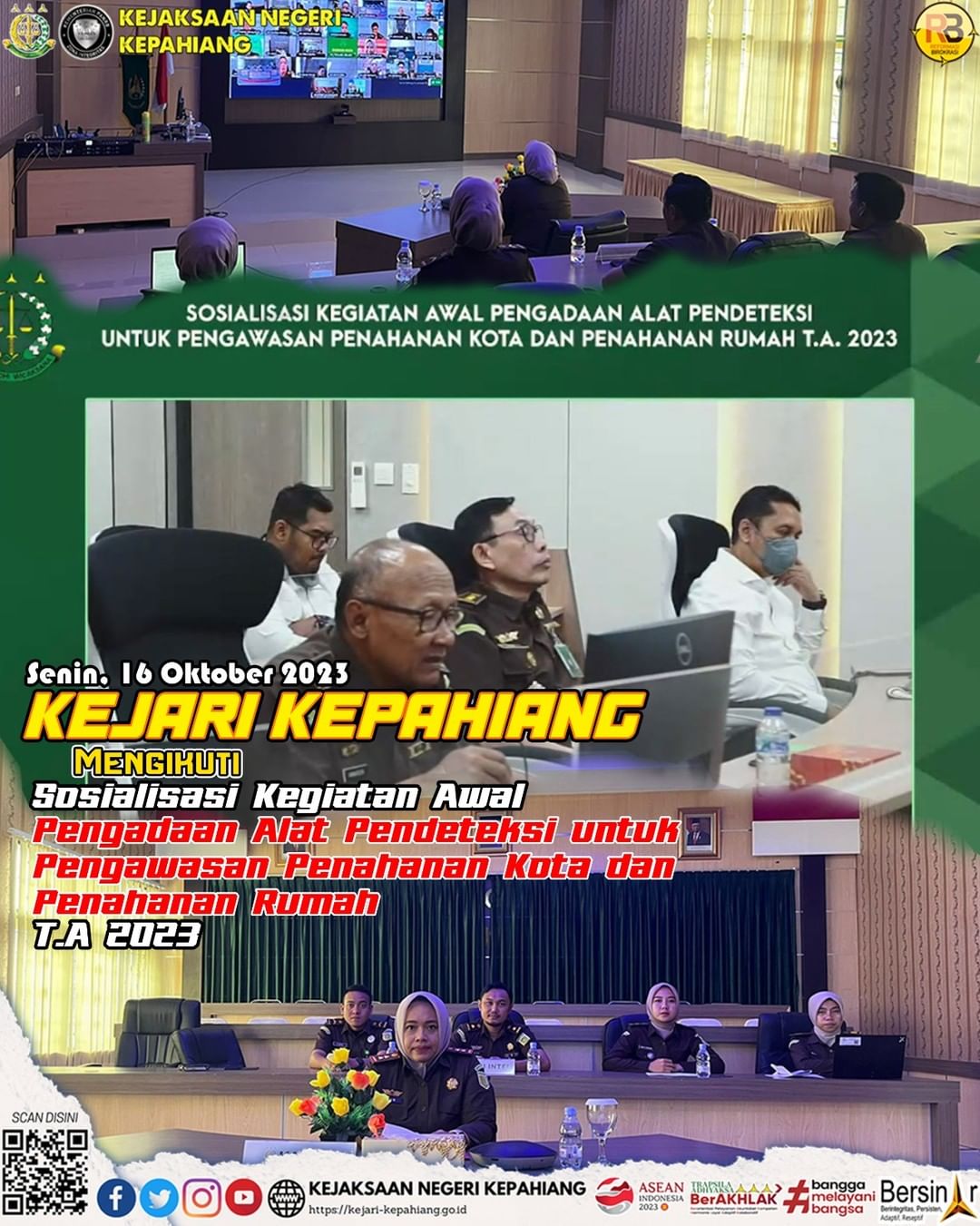 Kepala Kejaksaan Negeri Kepahiang Ika Mauluddhina SH MH Dan Kepala